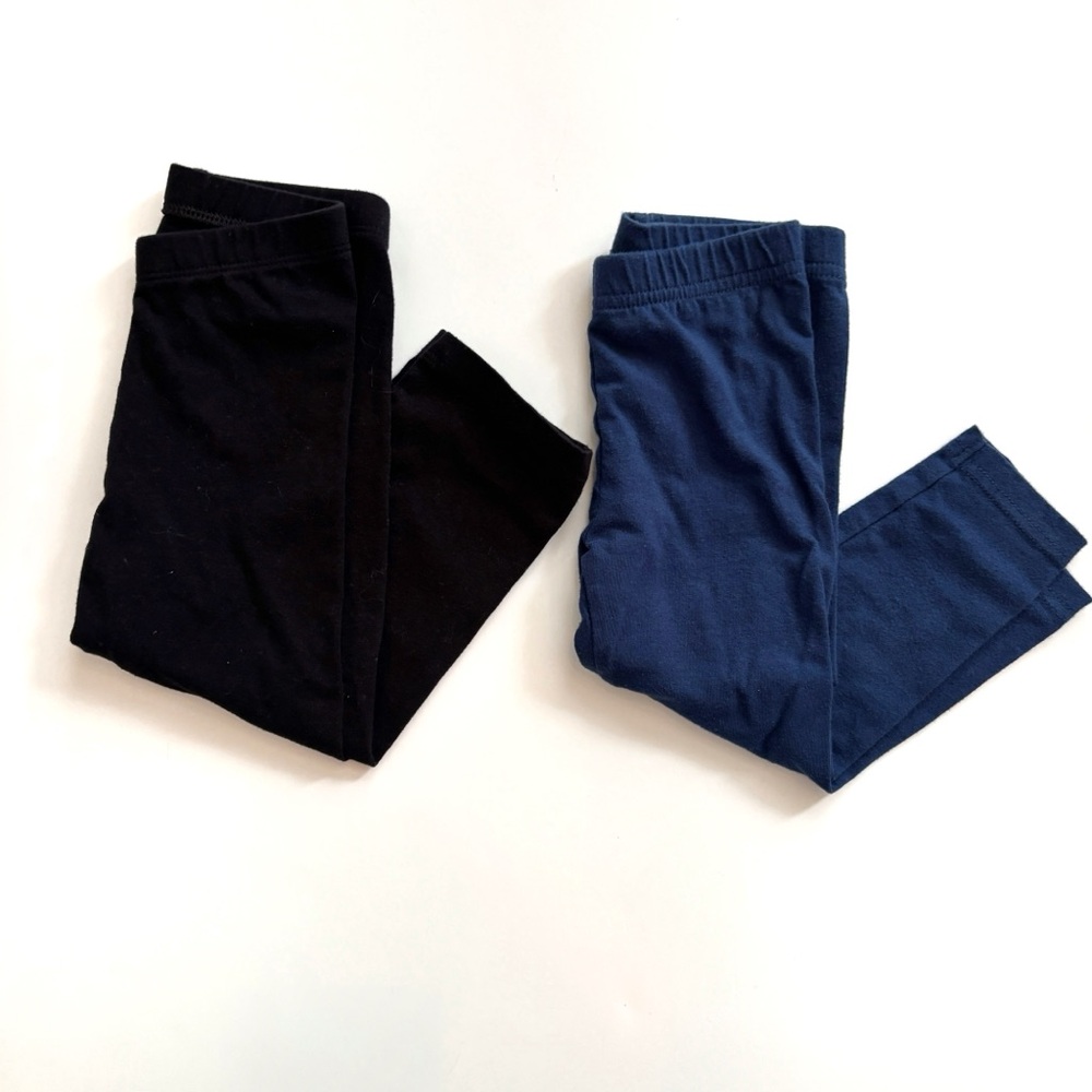 Carter's Cotton Stretch Leggings - Black & Navy Blue